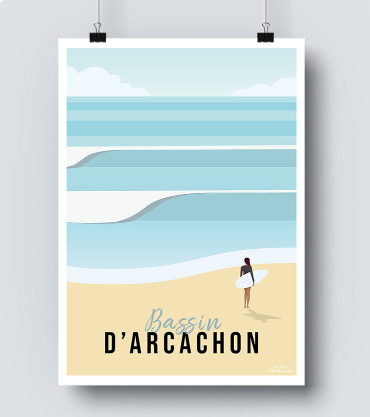 Bassin d'arcachon en affiche