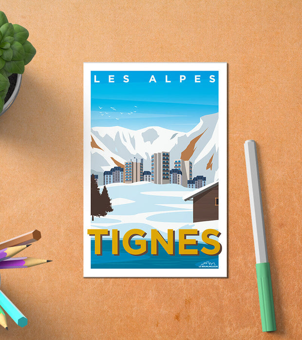 Carte Postale Tignes Postale