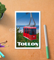 Carte Postale Toulon Téléphérique