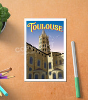 Carte Postale Toulouse Basilique Saint Sernin