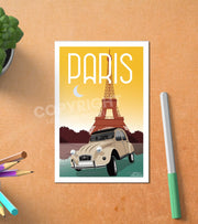 Carte Postale Tour Eiffel Paris France