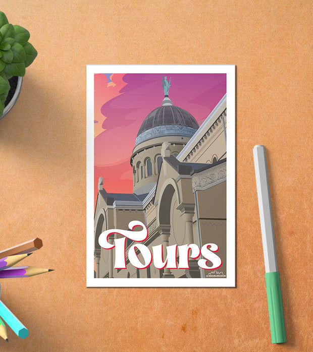 Carte Postale Tours Basilique Saint Martin