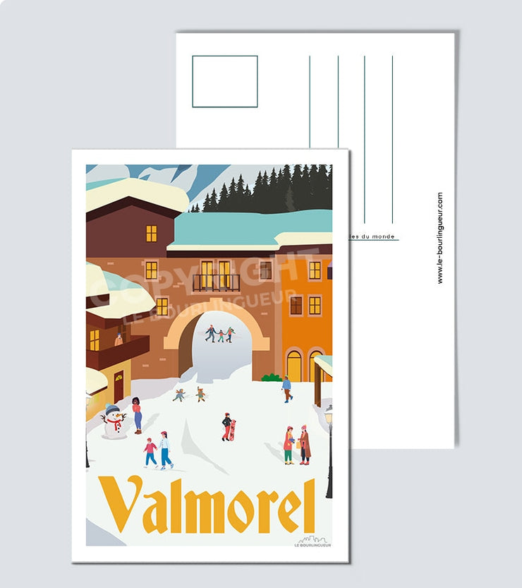 Carte Postale Valmorel