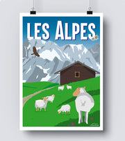 Affiche Alpes