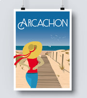 Affiche Arcachon
