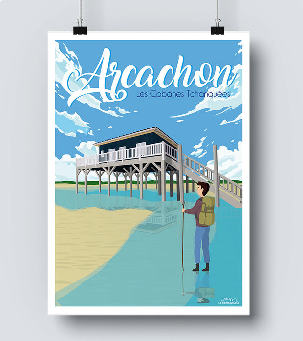 Affiche Bassin d'Arcachon
