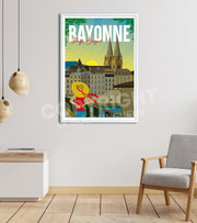 Affiche Bayonne
