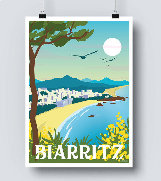 Affiche Biarritz