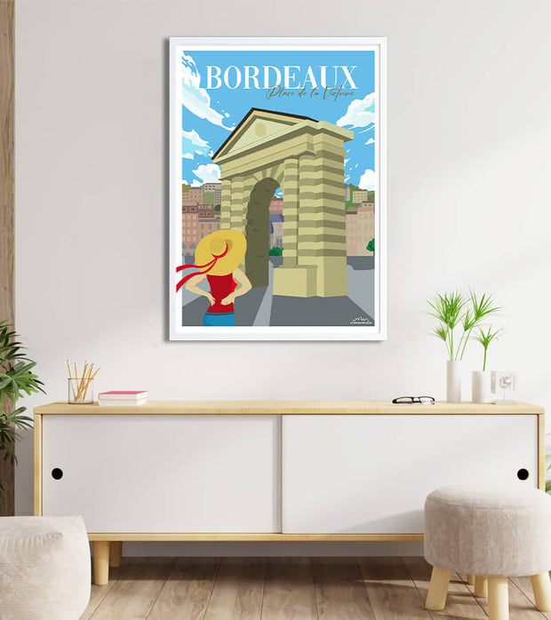Affiche Bordeaux Porte d'Aquitaine