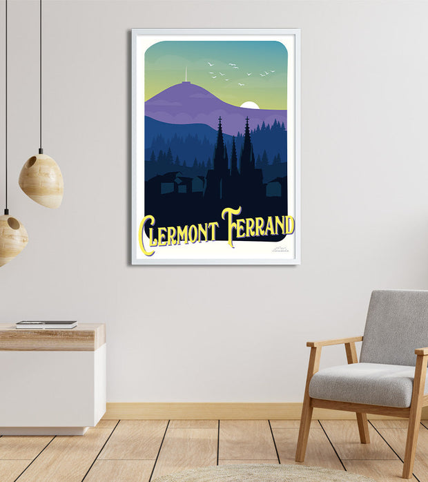 Affiche Clermont-Ferrand Nuit