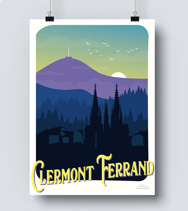 Affiche Clermont-Ferrand Nuit