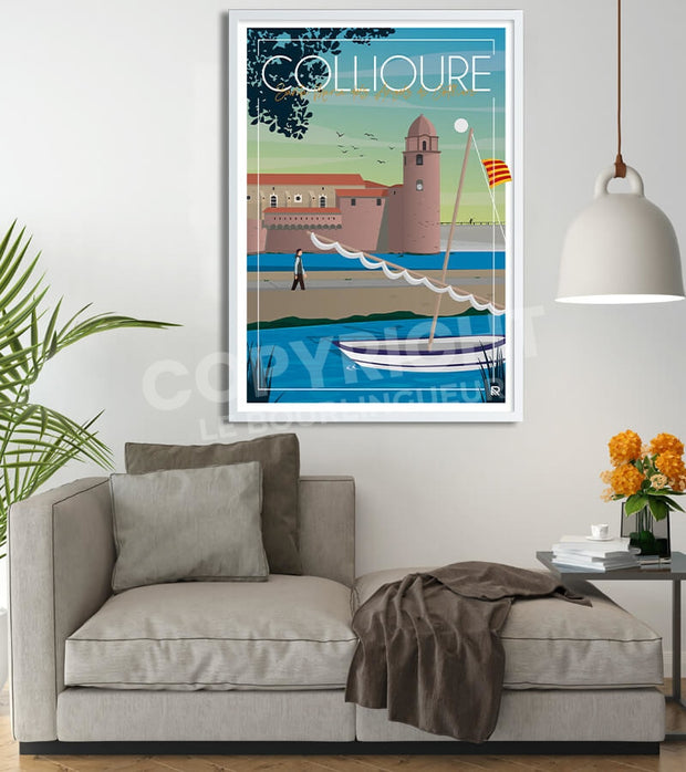 Poster chateau collioure