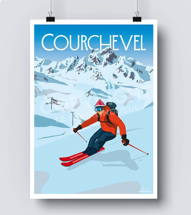 Affiche Courchevel