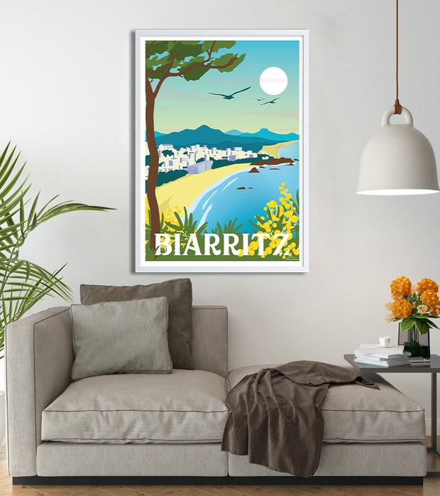 Affiche Biarritz