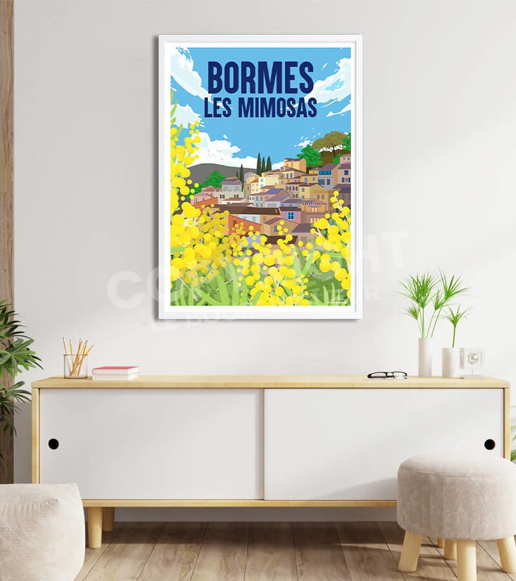 poster bormes les mimosas