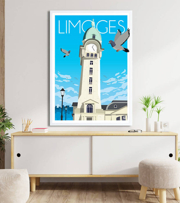 Affiche Limoges