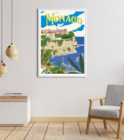 Affiche Principauté de Monaco