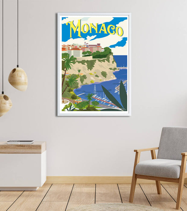 Affiche Principauté de Monaco