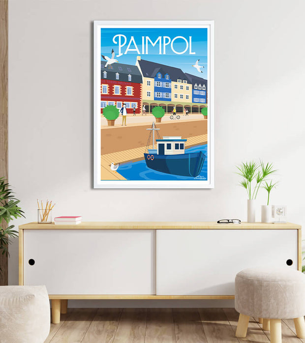 poster vintage paimpol