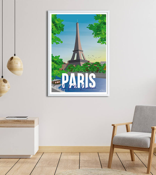 Affiche Paris la Seine