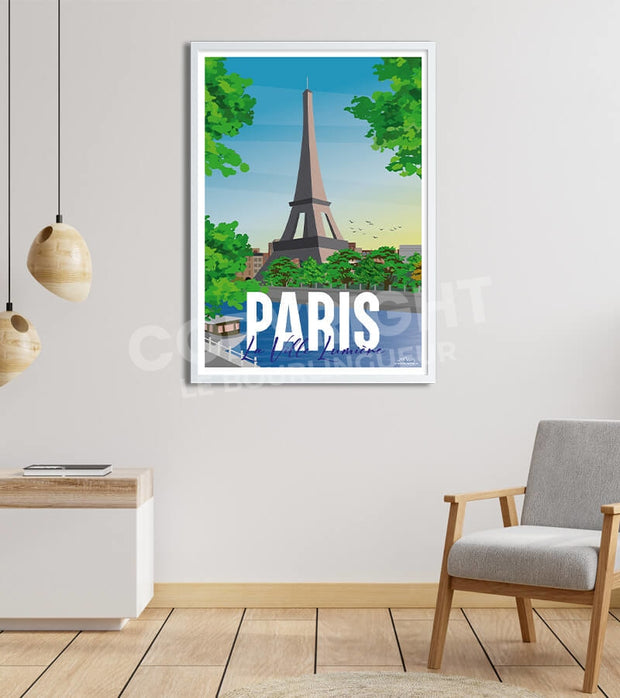 Affiche Paris la Seine