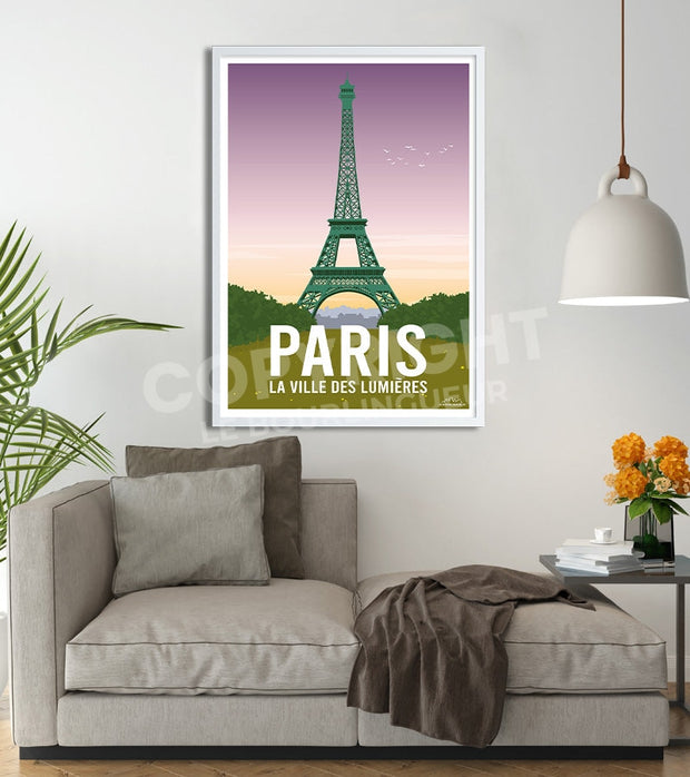 Affiche Paris vintage