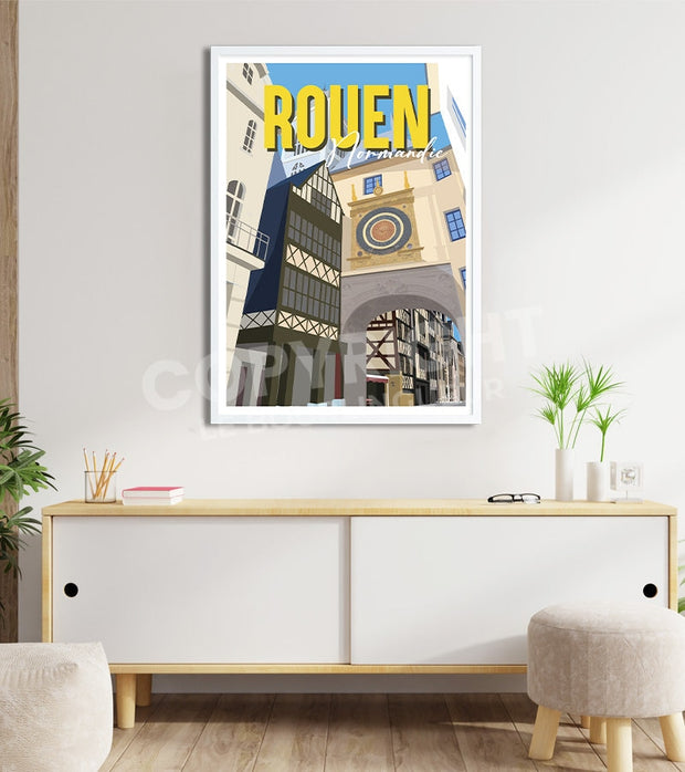 Affiche Rouen