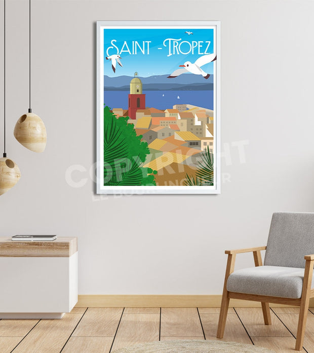 Affiche Saint-Tropez