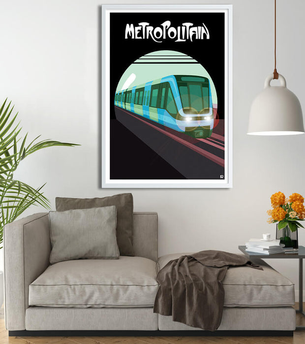 Affiche métro de Paris