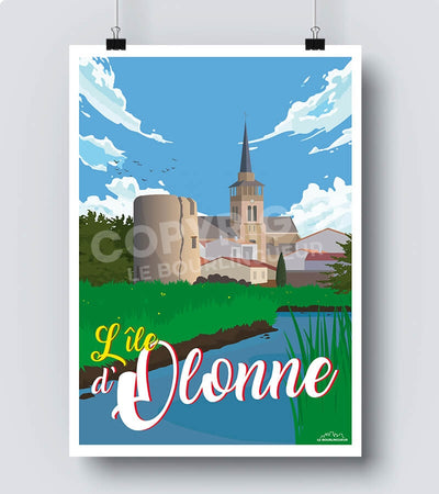 Affiche Île d'Olonne