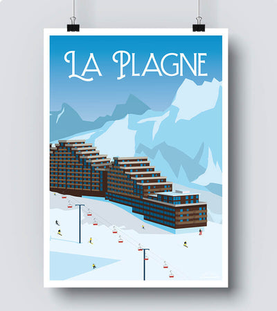 Affiche la Plagne