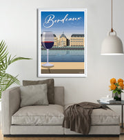 Affiche vin de Bordeaux