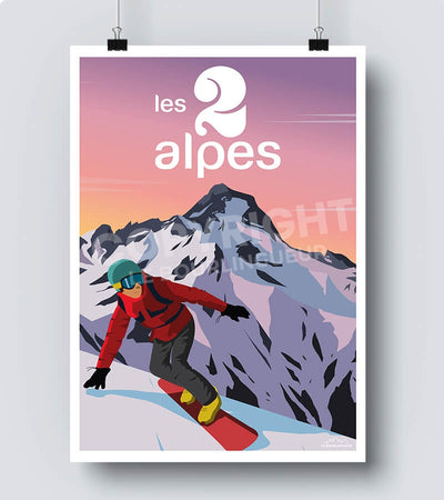 Affiche les 2 Alpes