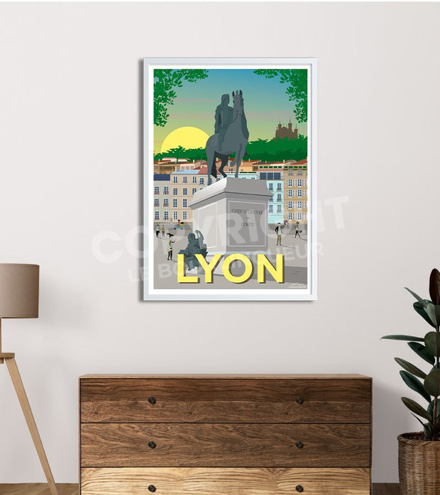 Affiche place Bellecour