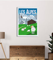Affiche Alpes