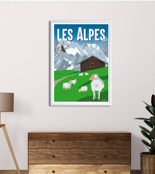 Affiche Alpes