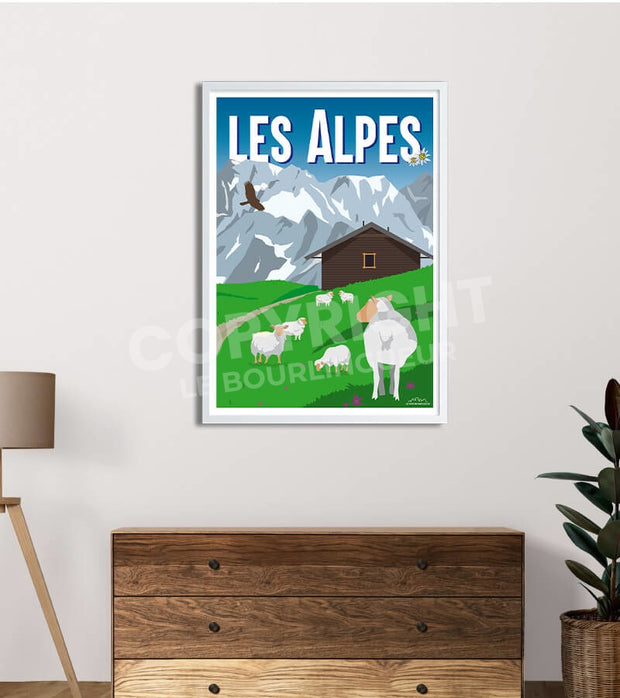 Affiche Alpes