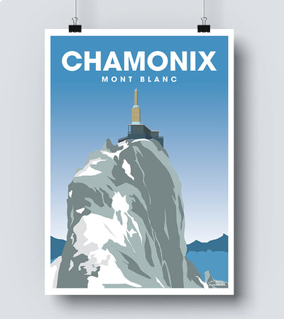 Affiche Mont Blanc