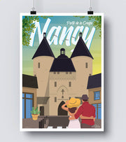 Affiche Nancy Porte de la Craffe