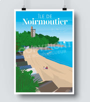 Affiche Île de Noirmoutier