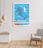 Affiche Océan Atlantique