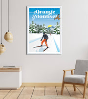 Affiche Orange Montisel