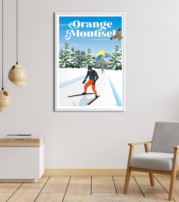 Affiche Orange Montisel
