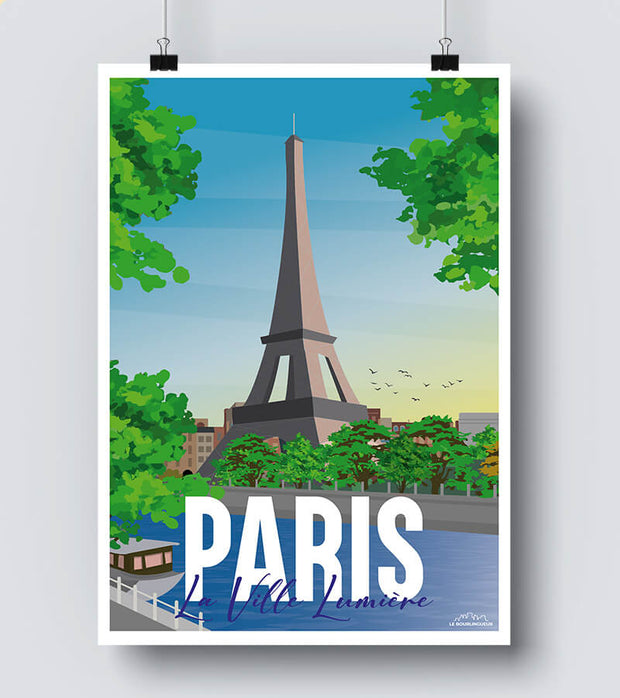 Affiche Paris la Seine