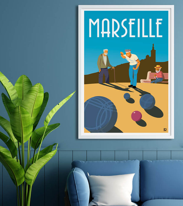 Affiche la Marseillaise pétanque