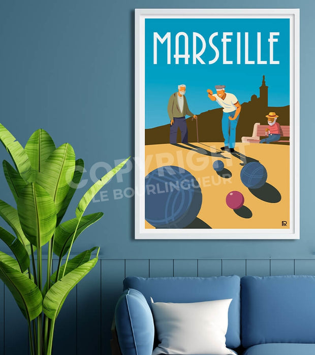 Affiche la Marseillaise pétanque