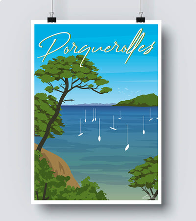 Affiche Porquerolles