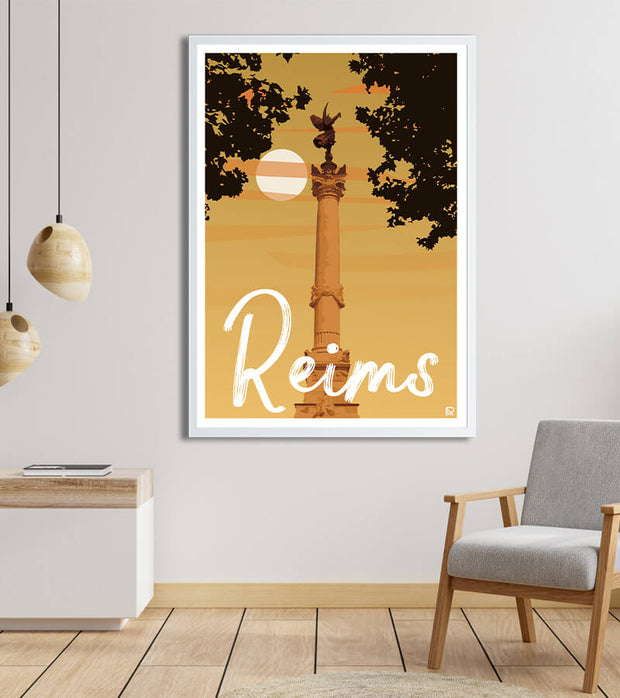Affiche vintage Reims