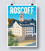Affiche Roscoff vintage