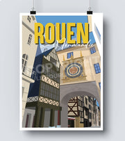 Affiche Rouen